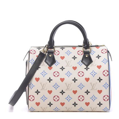Louis Vuitton Game On Speedy Bandouliere 25 White 1 of 10