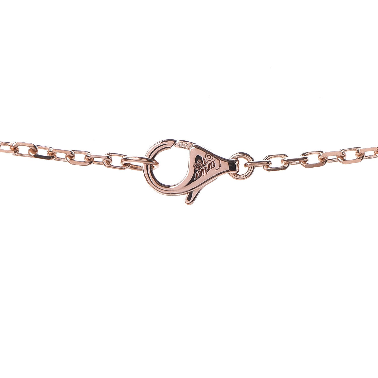 Cartier 18K Pink White Yellow Gold Diamond Trinity Pendant Necklace 5 of 7