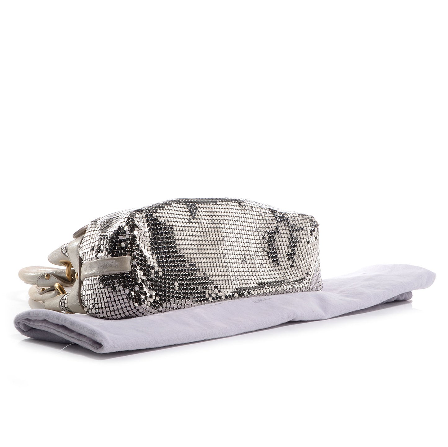 Mesh Tessa Tote Silver