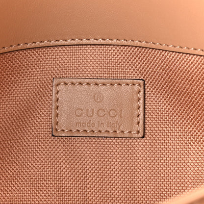 Gucci Calfskin Matelasse Monochrome GG Marmont Crossbody Shoulder Bag Camelia Winter Rose 6 of 11
