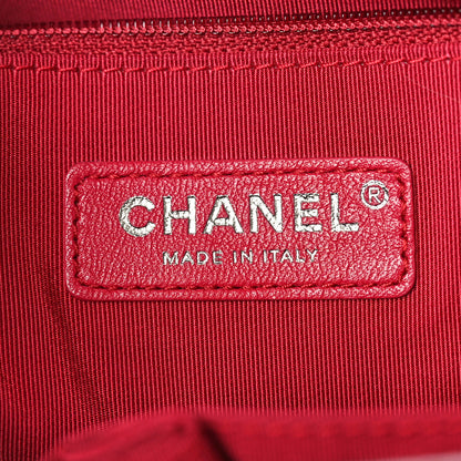 Chanel Aged Calfskin Quilted Medium Gabrielle Hobo Navy Black 6 of 10