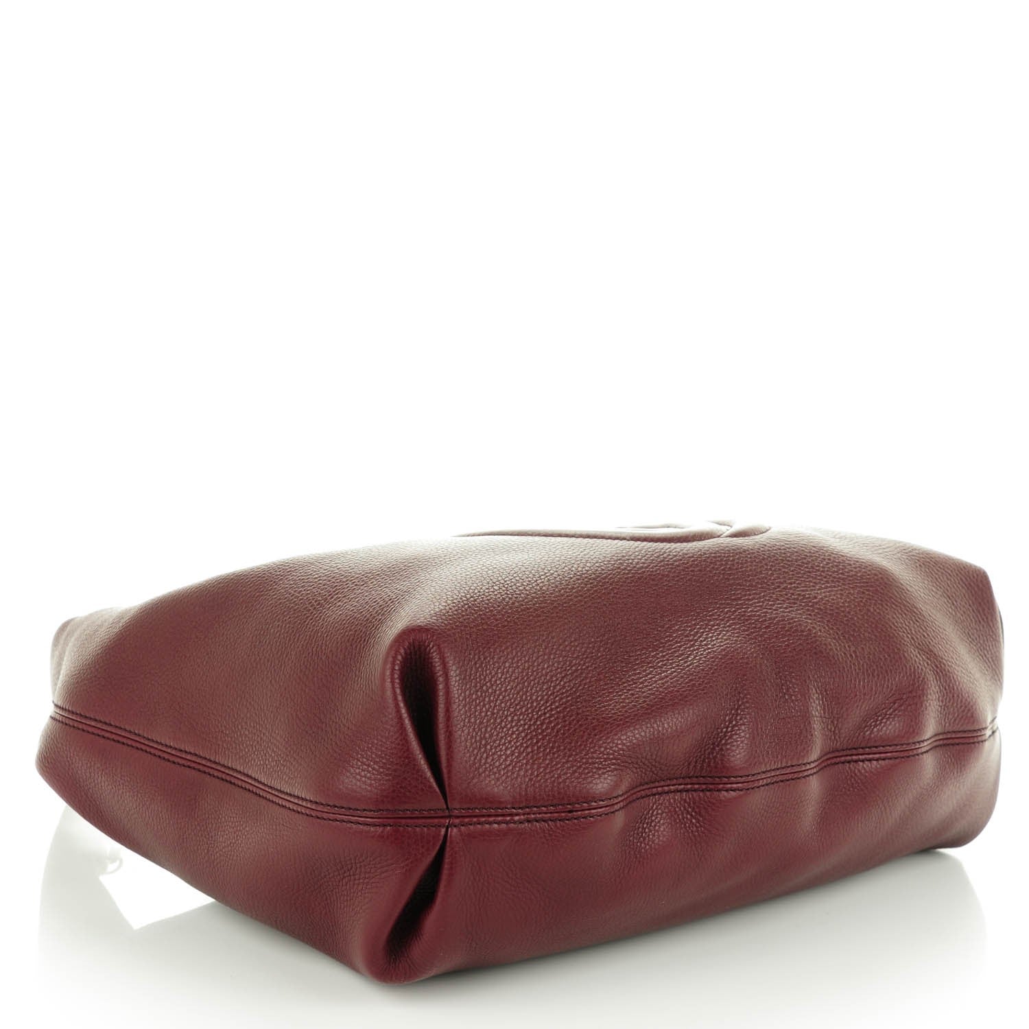 Gucci Pebbled Calfskin Soho Hobo Bordeaux 4 of 7