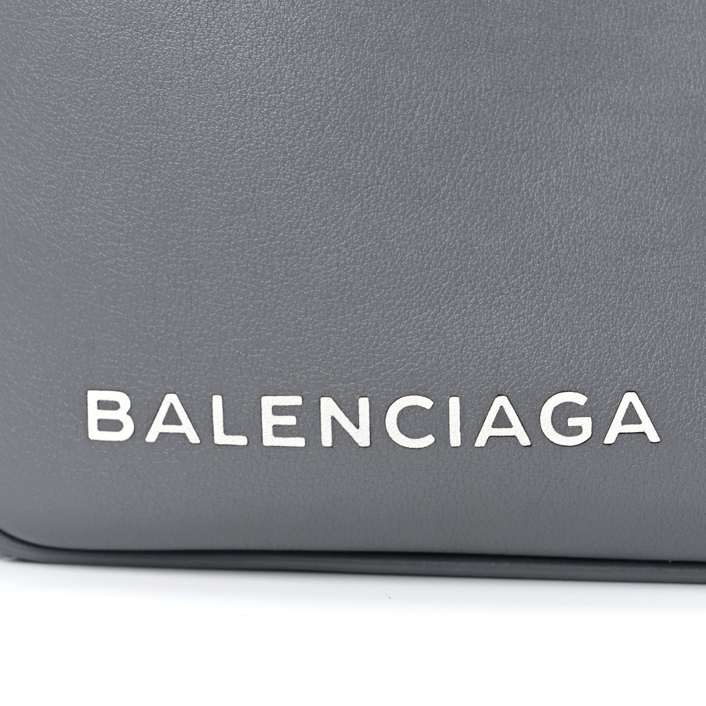 Calfskin S Triangle Duffle Grey