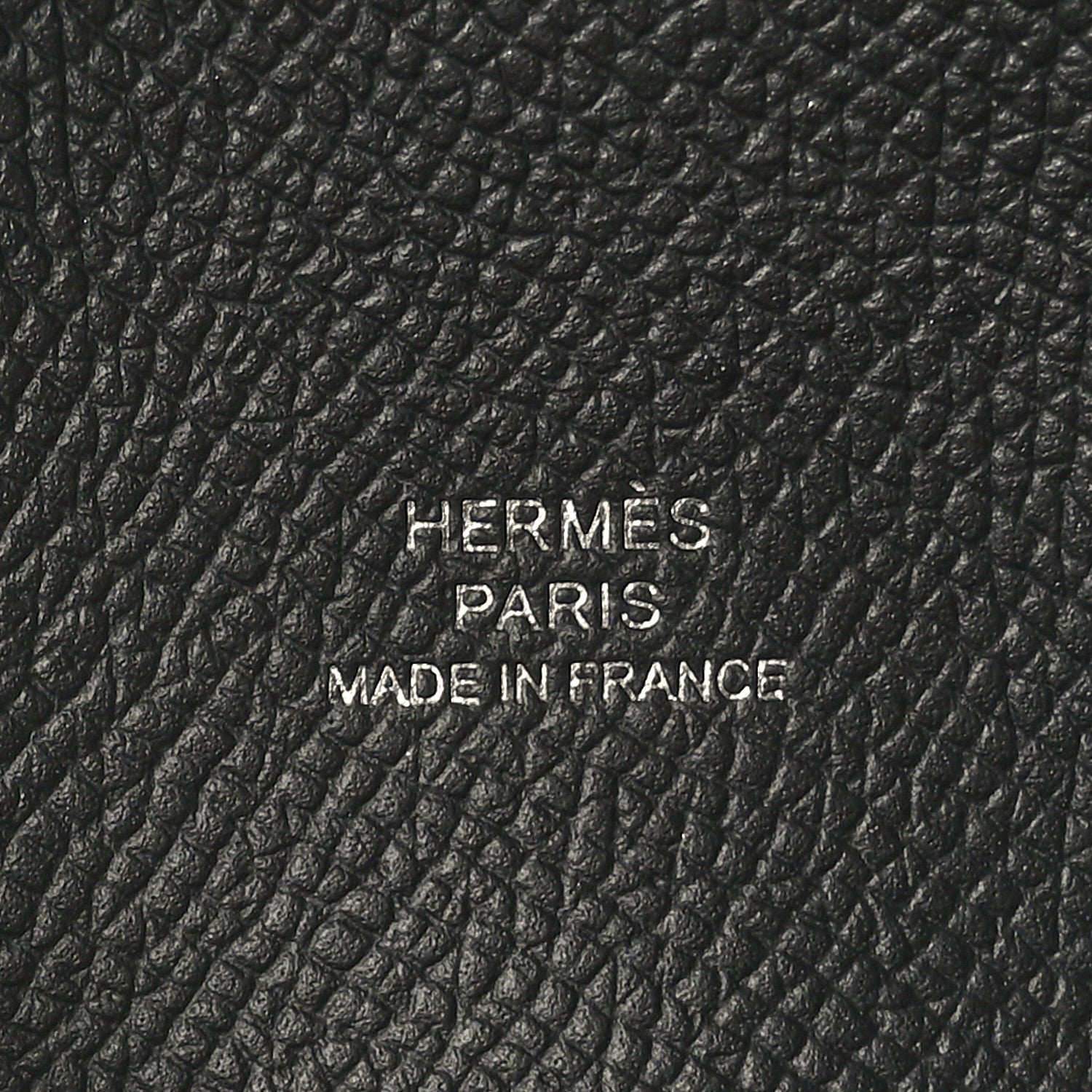 Hermes Epsom Calvi Card Case Black 8 of 10