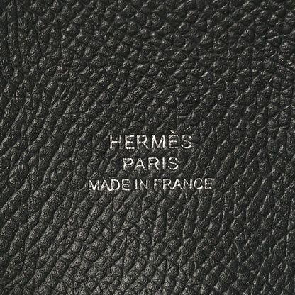 Hermes Epsom Calvi Card Case Black 8 of 10