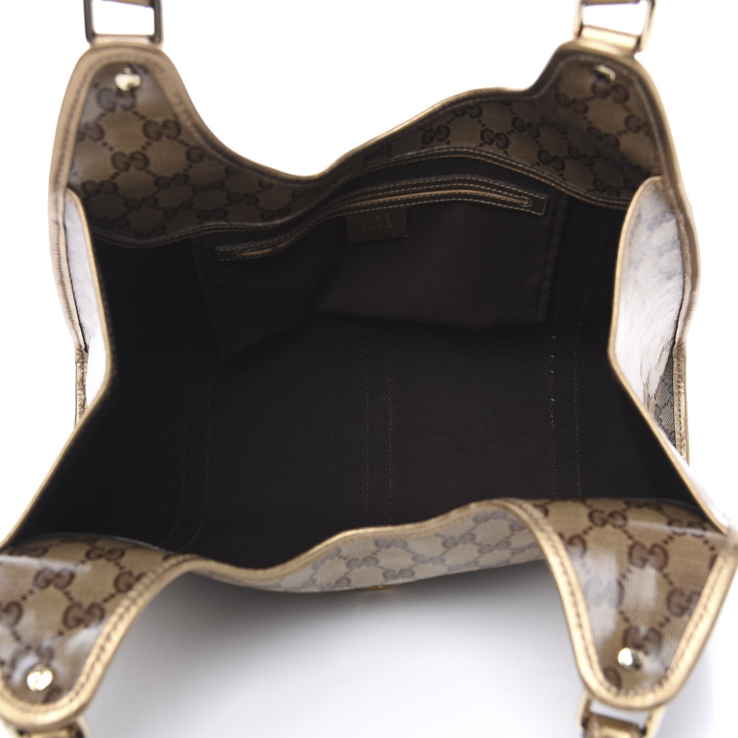 Crystal Monogram Medium Joy Shoulder Bag Bronze