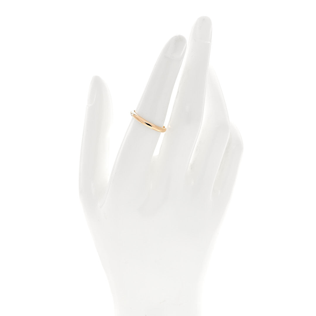 18K Yellow Gold 2.5mm 1895 Wedding Band Ring 54 6.75
