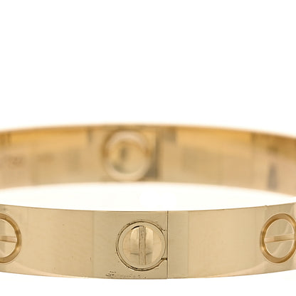 Cartier 18K Yellow Gold LOVE Bracelet 15 4 of 9