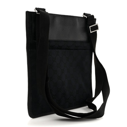 Gucci GG Monogram Messenger Crossbody Bag Black 3 of 10