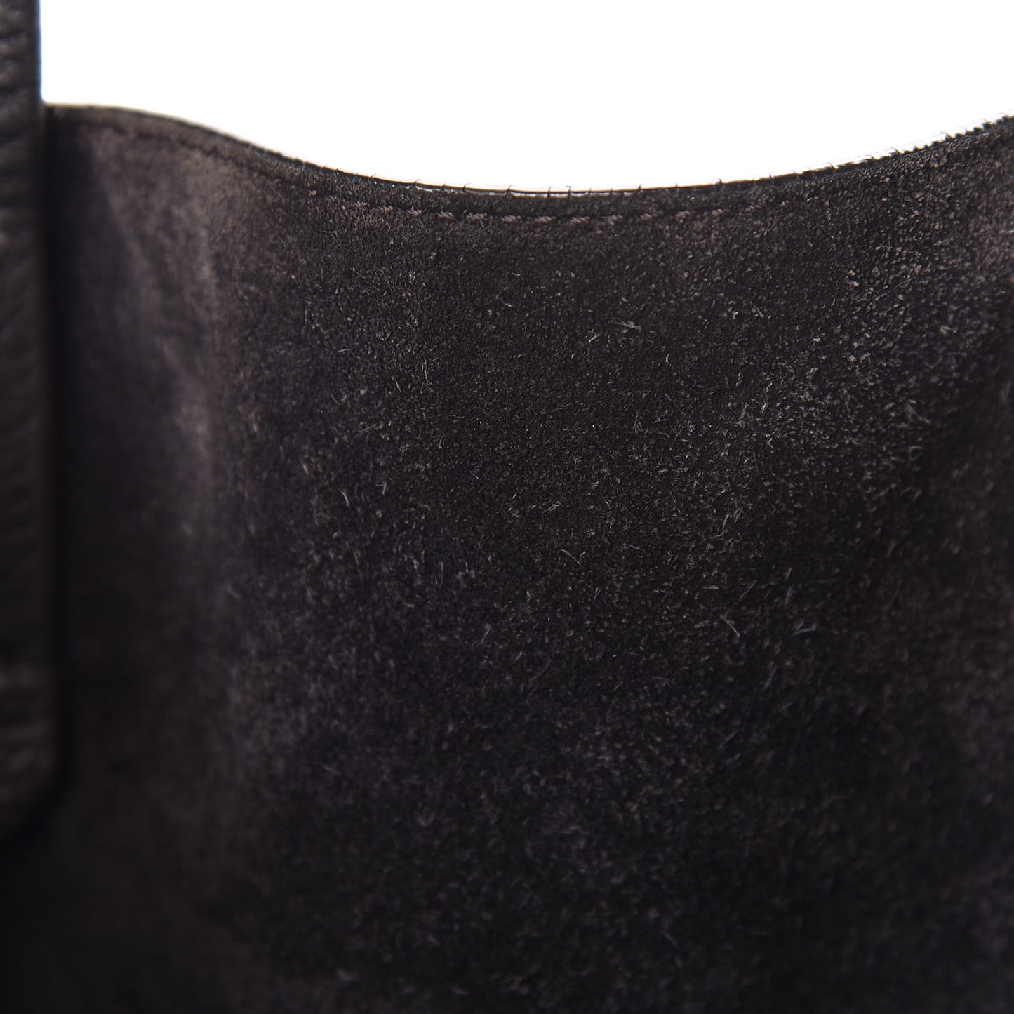 Soft Grained Calfskin Small Belt Cabas Phantom Black