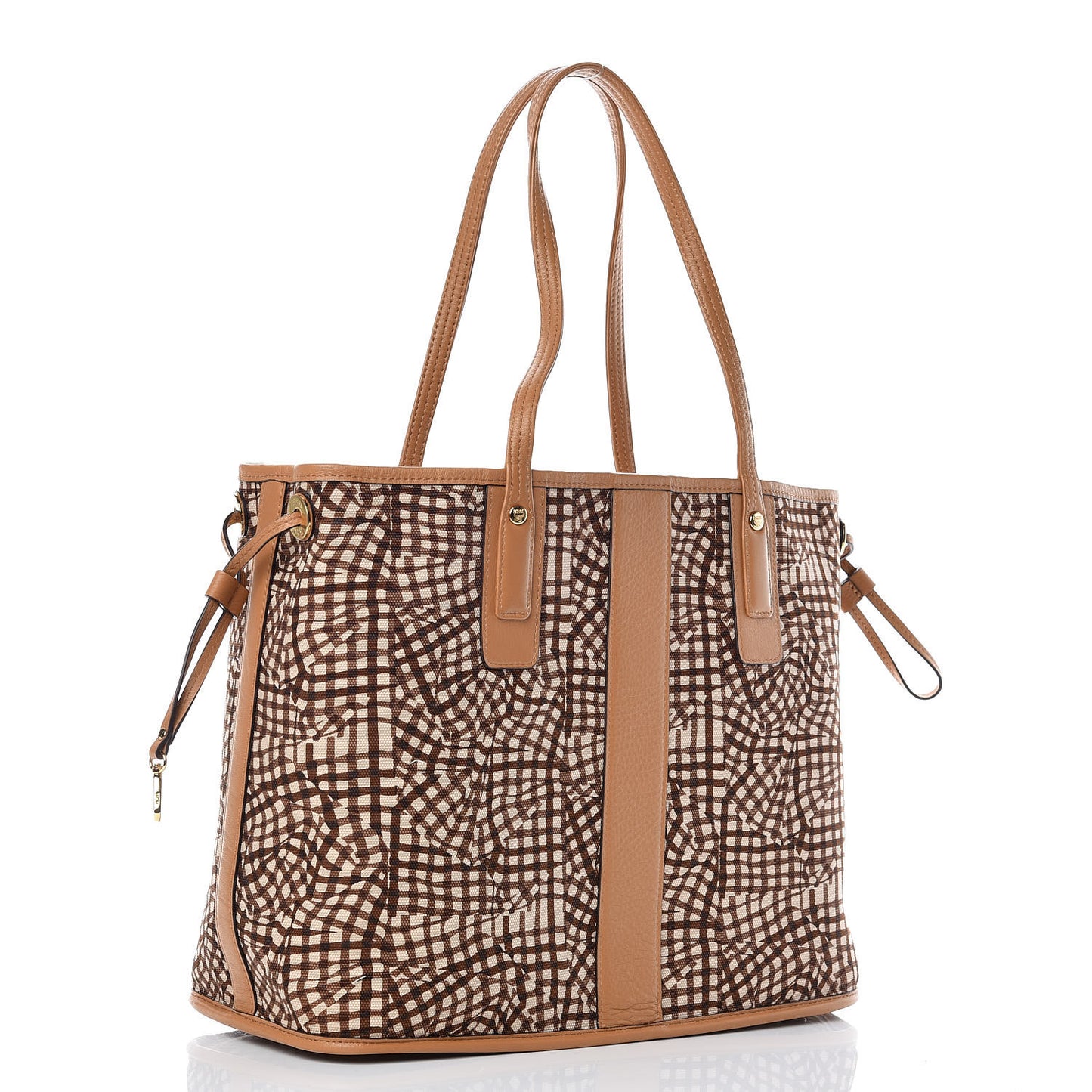 Visetos Medium Liz Reversible Shopper Tote Cognac