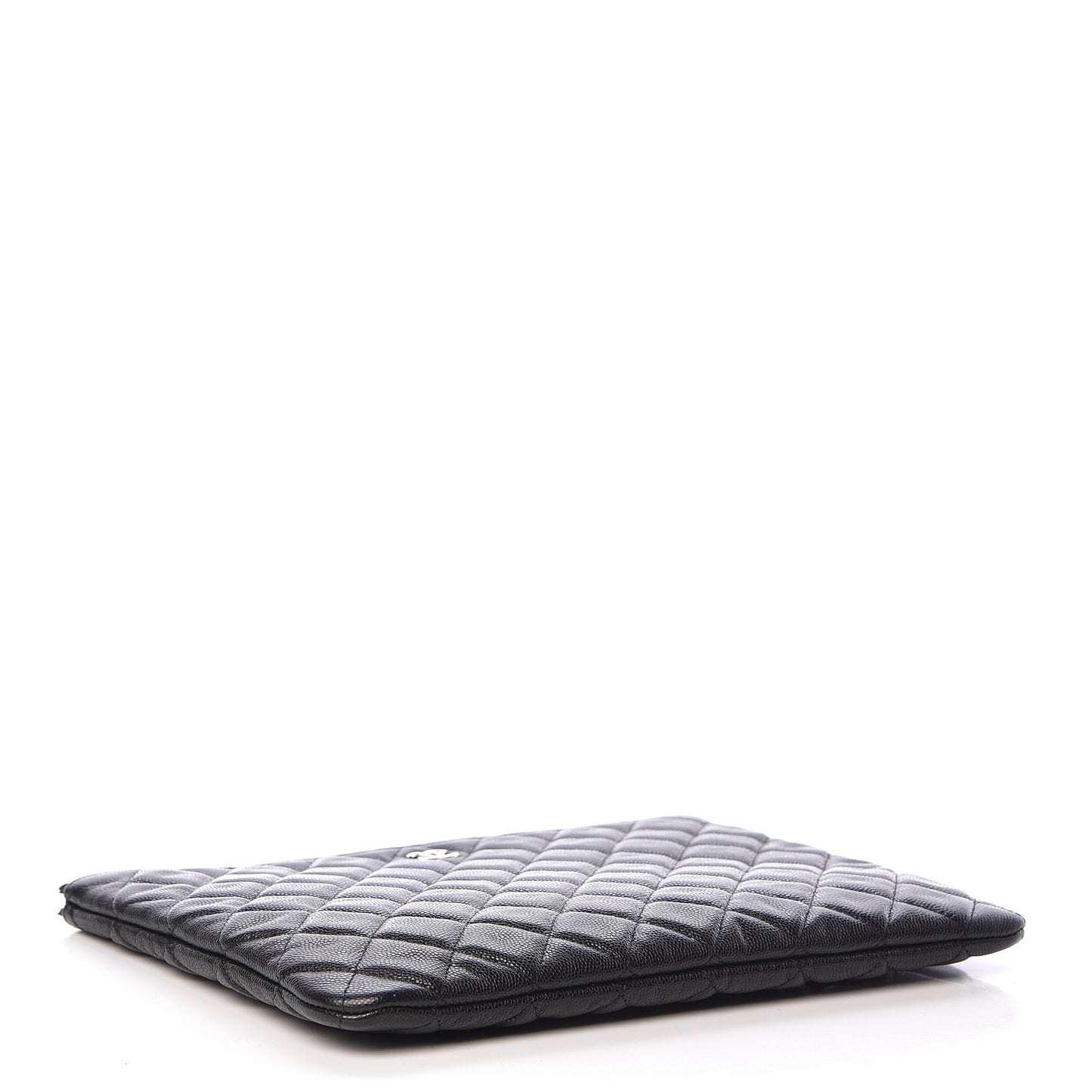 Caviar Quilted Medium Cosmetic Case Black