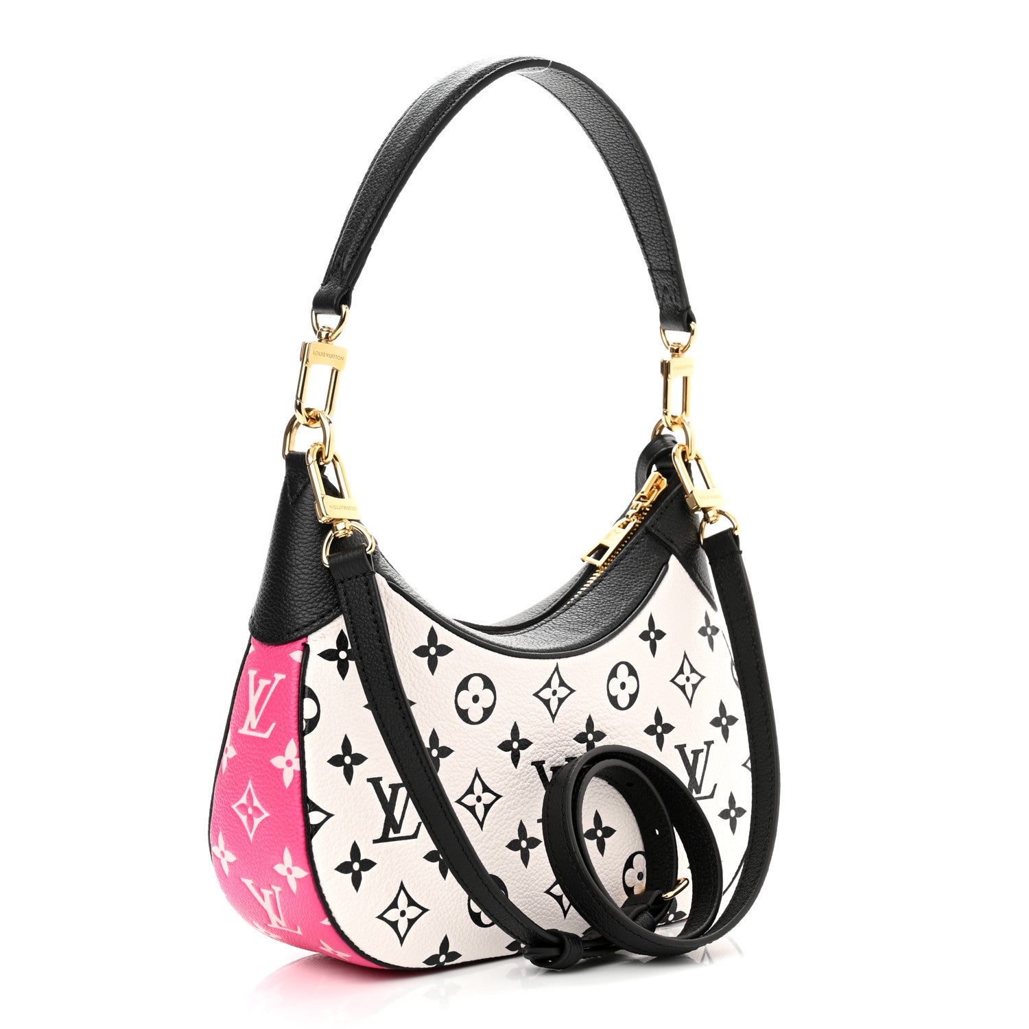 Louis Vuitton Empreinte Monogram Spring in the City Bagatelle NM Black White Pink 3 of 9