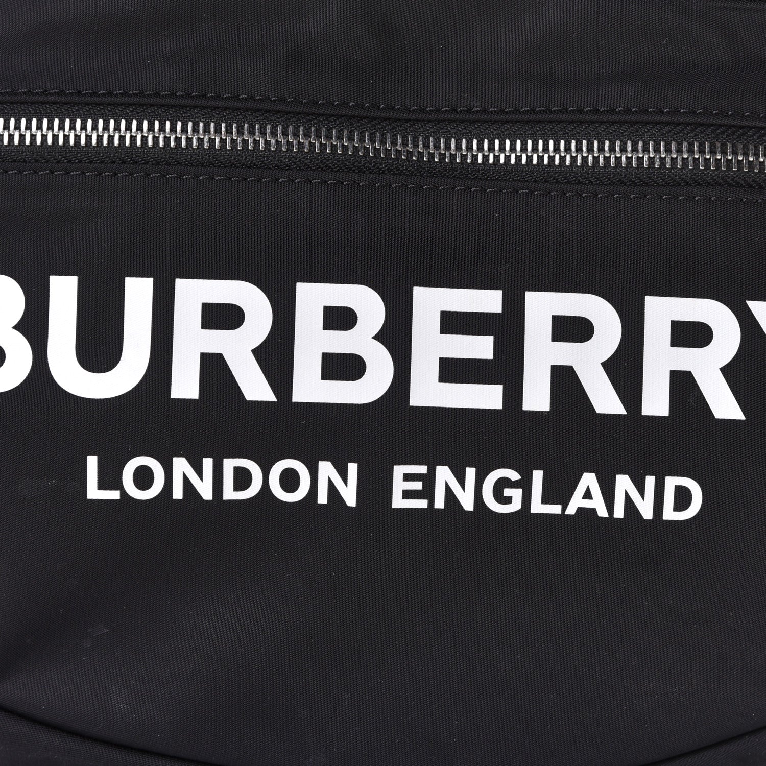 Burberry Econyl Logo Print Bum Bag Black 4 of 11