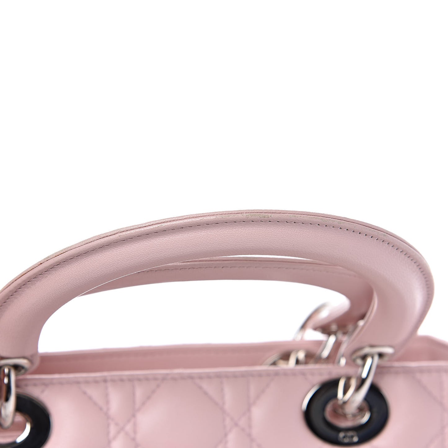 Lambskin Cannage Medium Lady Dior Light Pink