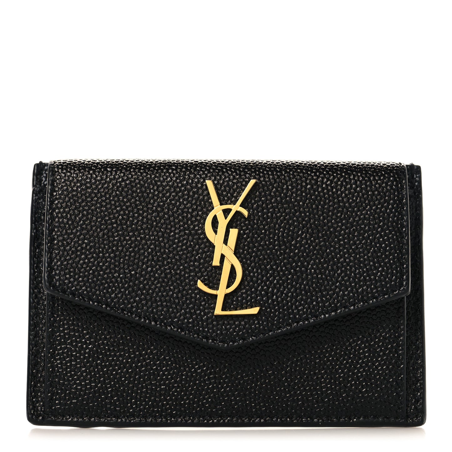 Grain De Poudre Uptown Monogram Card Case Black