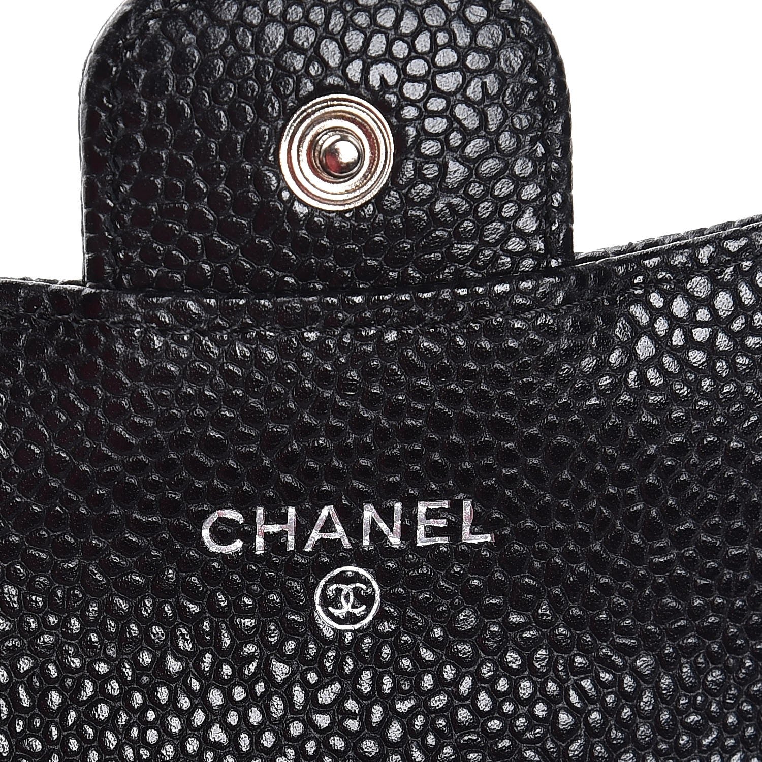 Chanel Caviar Quilted Flap Card Holder Black 6 of 9
