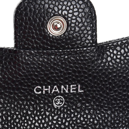 Chanel Caviar Quilted Flap Card Holder Black 6 of 9