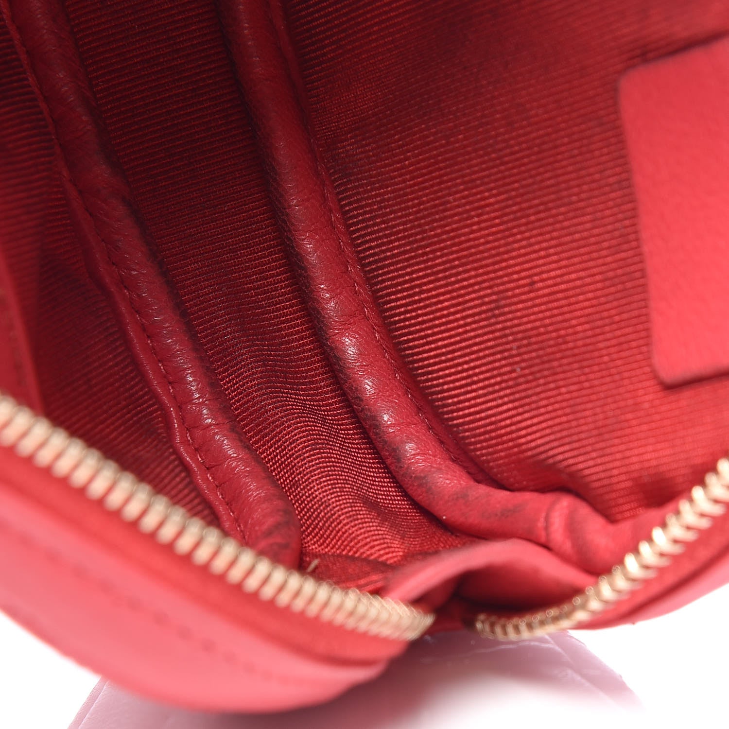 Chanel Lambskin Quilted Zip Around Classic Coin Purse Coral 8 of 8