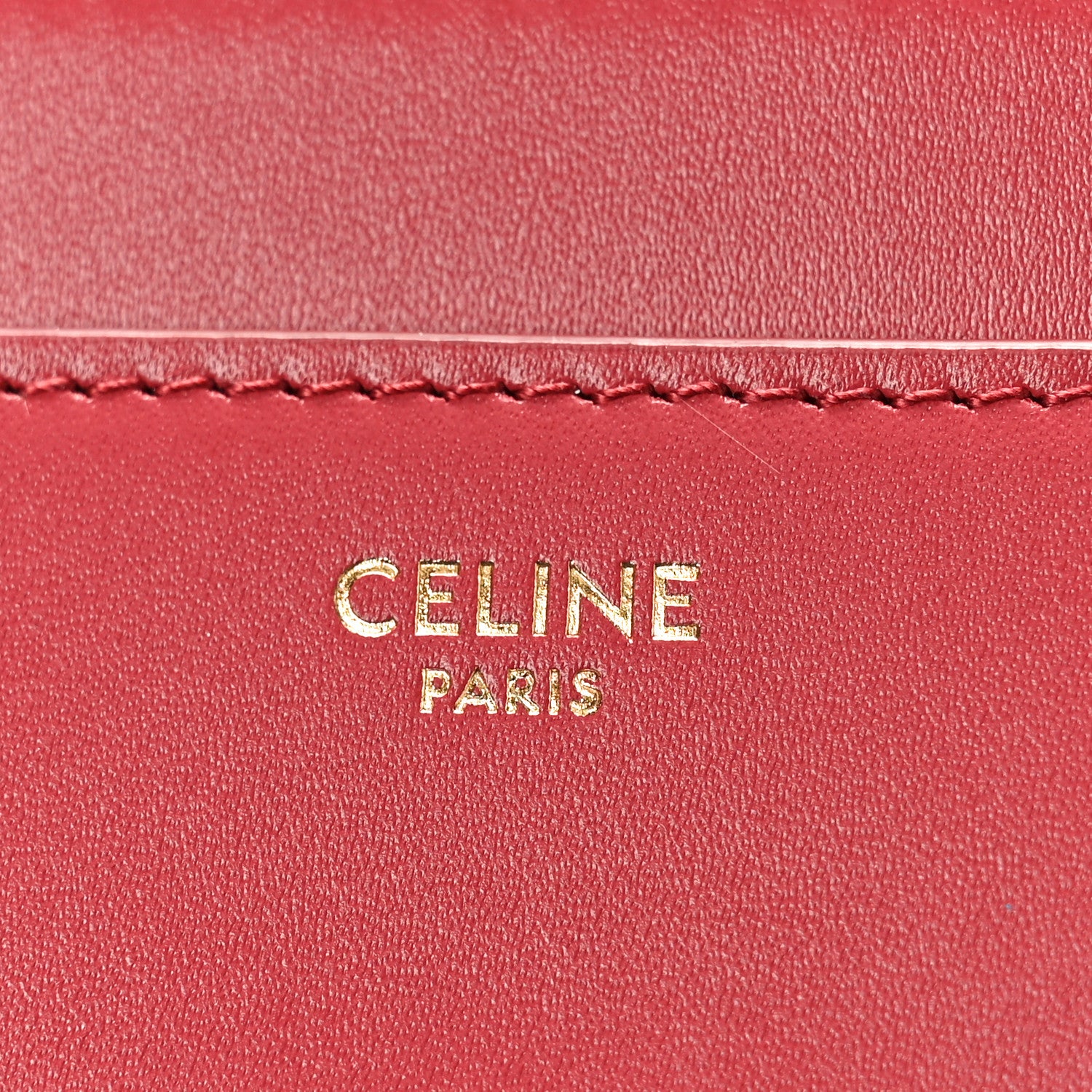 Celine Satinated Calfskin Mini 16 Top Handle Bag Lipstick 6 of 8