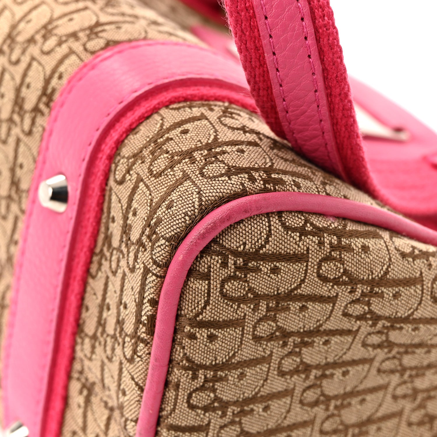 Christian Dior Monogram Street Chic Boston Pink Beige 14 of 15