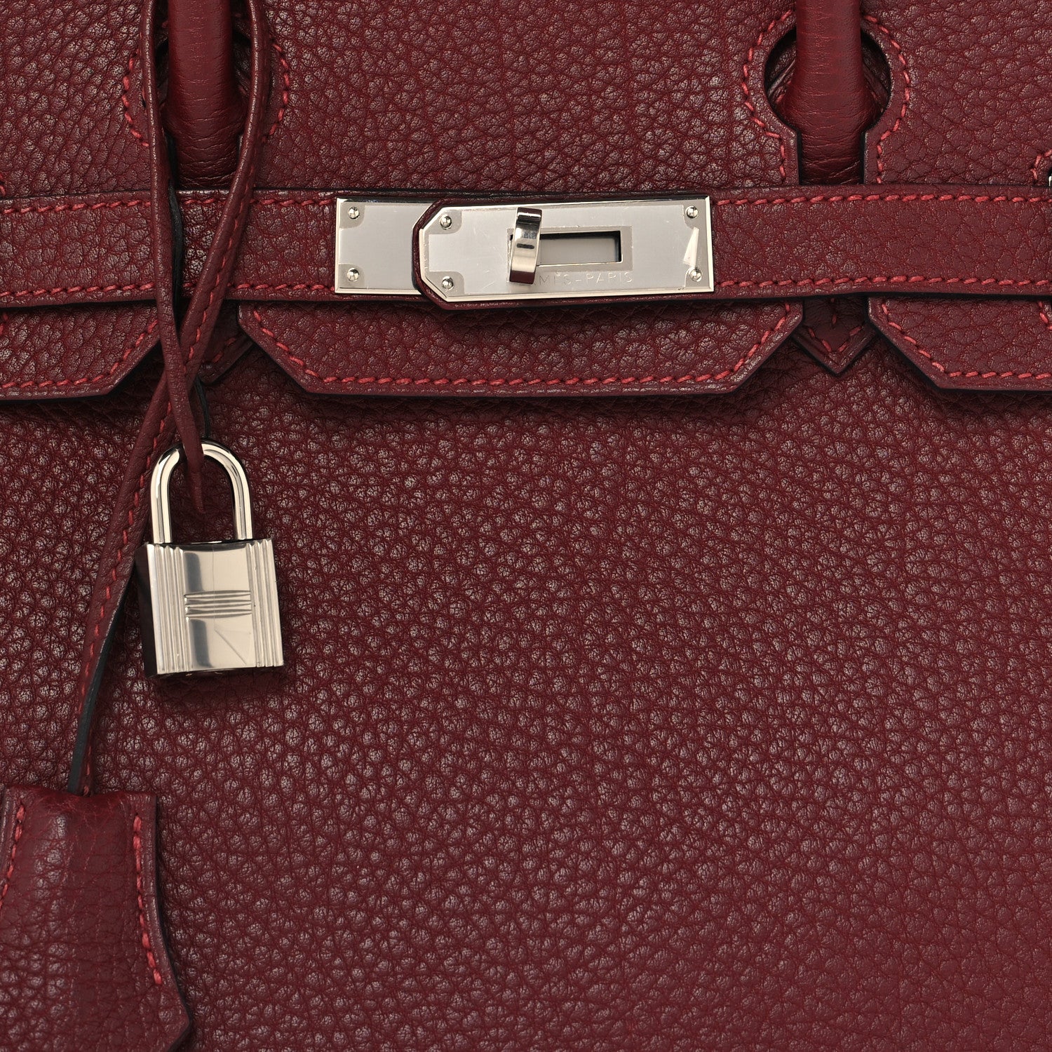 Hermes Fjord BIRKIN 30 Rouge H 8 of 14