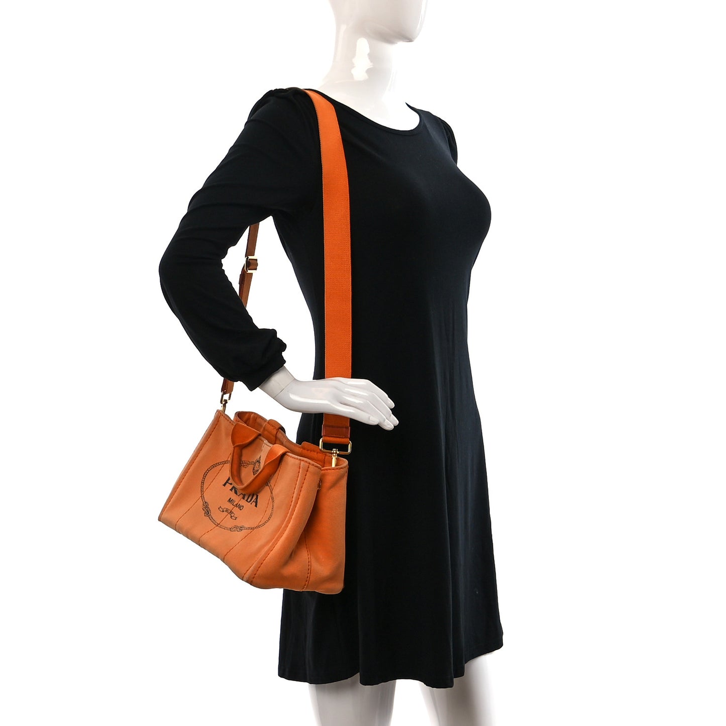 Canapa Small Logo Tote Papaya
