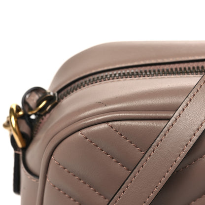 Gucci Calfskin Matelasse Small GG Marmont Chain Shoulder Bag Porcelain Rose 11 of 11