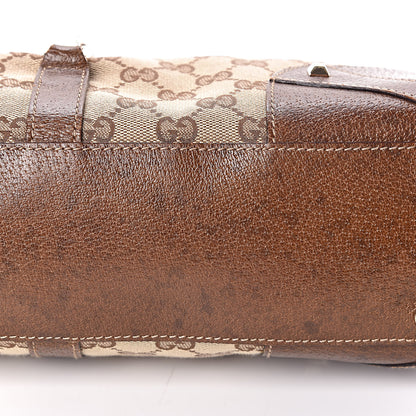 Gucci Monogram Calfskin Large Bardot Shoulder Bag Brown 19 of 20
