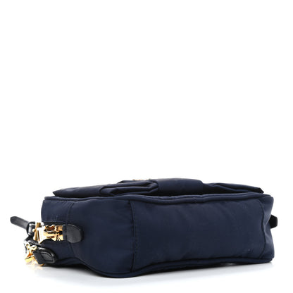 Prada Tessuto Nylon Bow Camera Bag Baltico 4 of 9