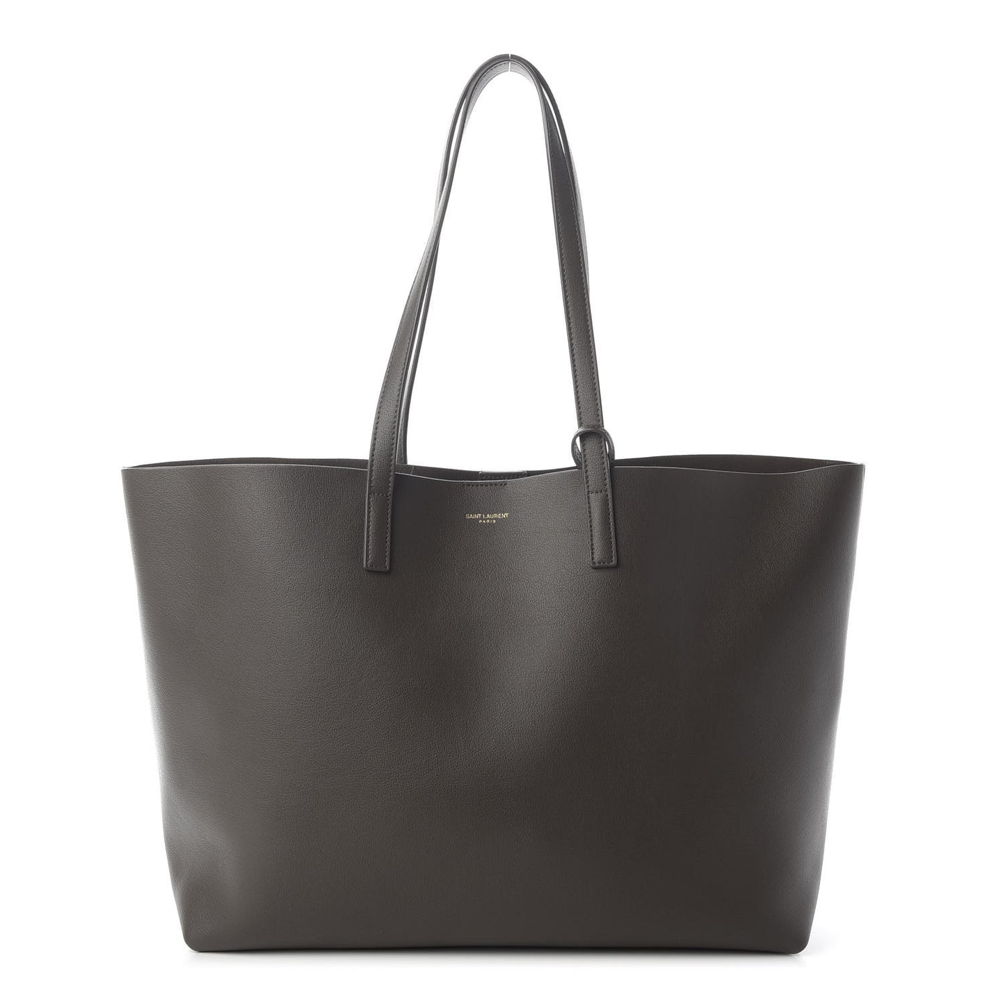 Calfskin Large Shopping Tote Pebble