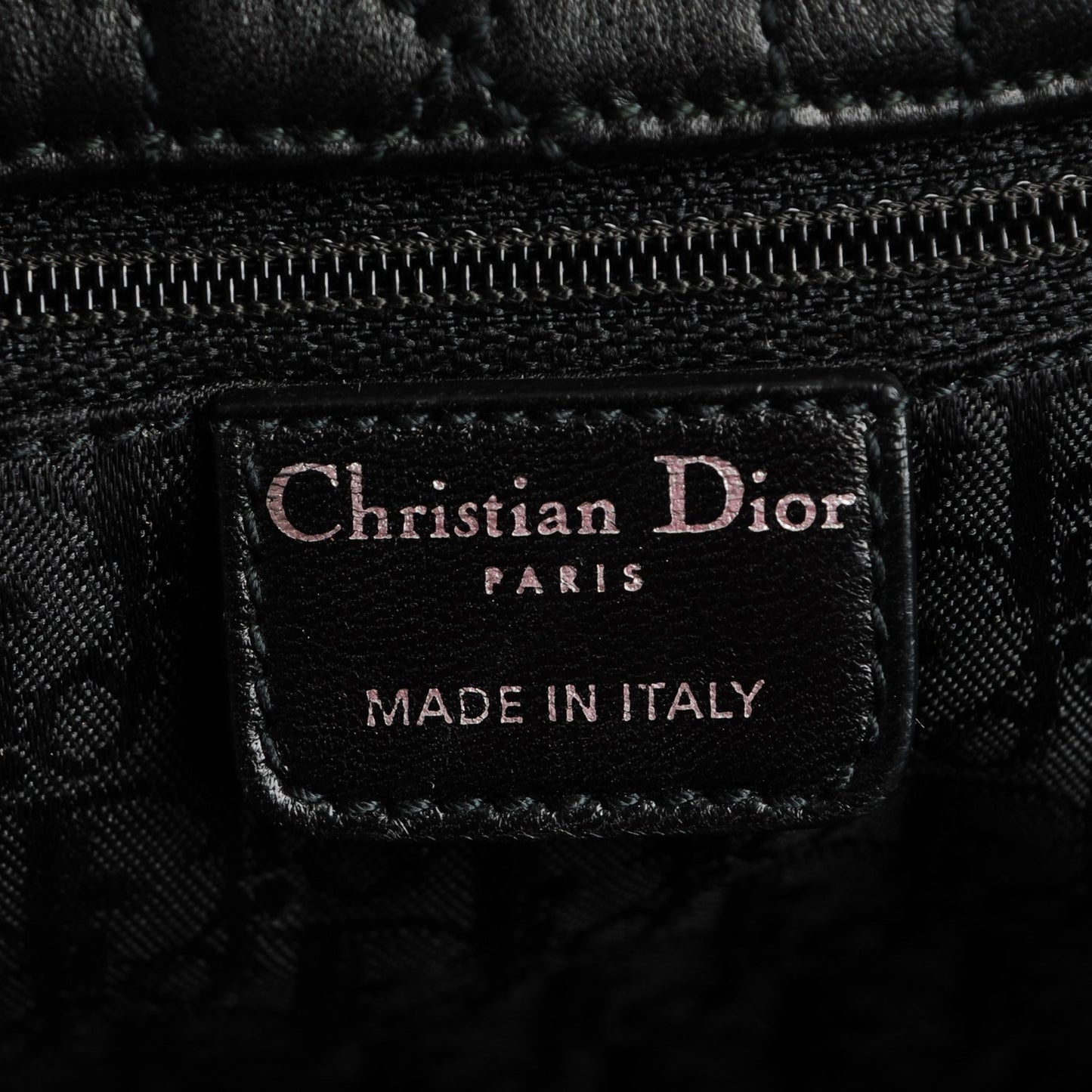 Lambskin Cannage Large Dior Soft Shopping Tote Black