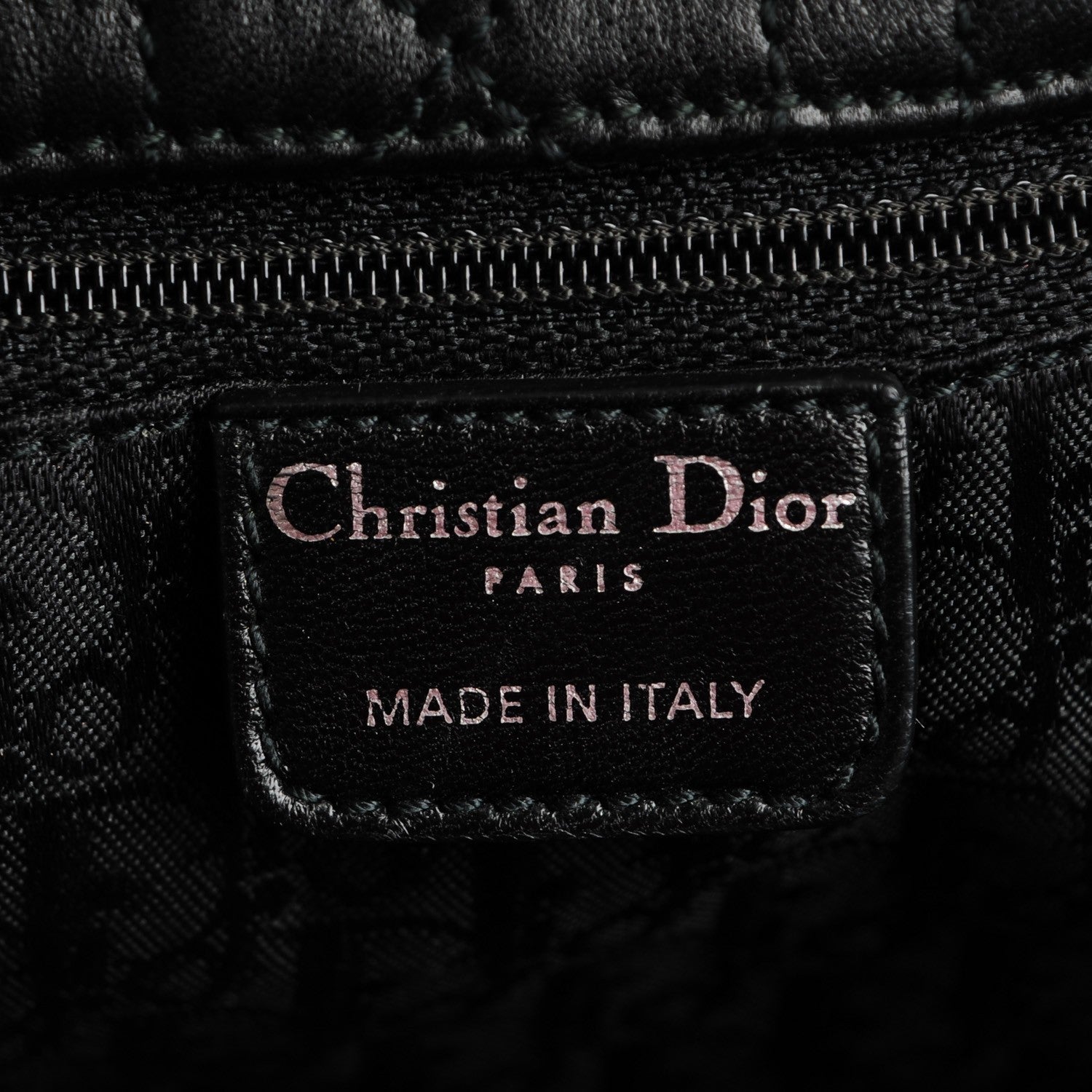 Christian Dior Lambskin Cannage Large Dior Soft Shopping Tote Black 6 of 6