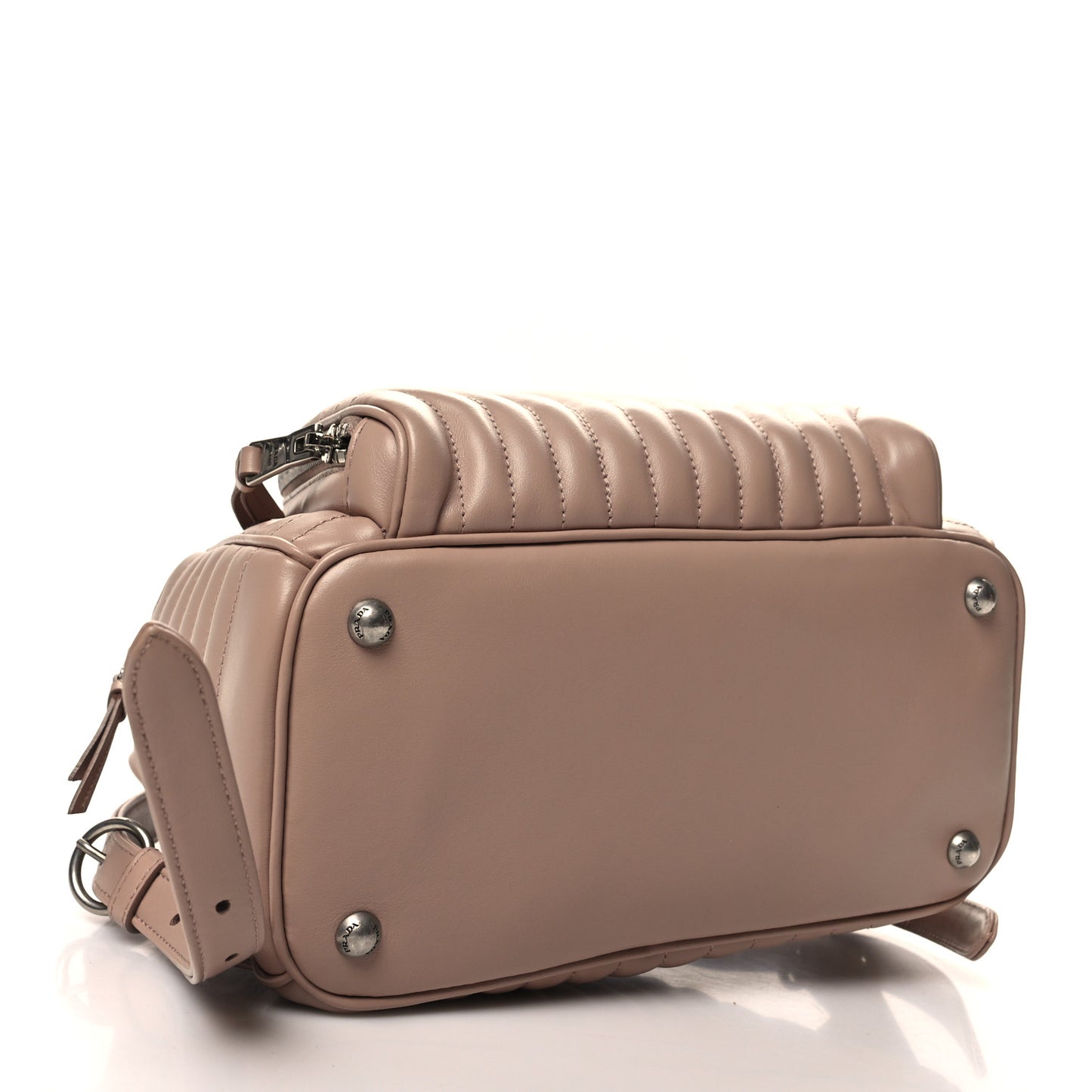 Soft Calfskin Impunture Diagramme Day Backpack Cipria