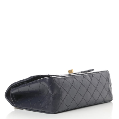 Chanel Aged Calfskin Quilted 2.55 Reissue 225 Flap Navy 4 of 13