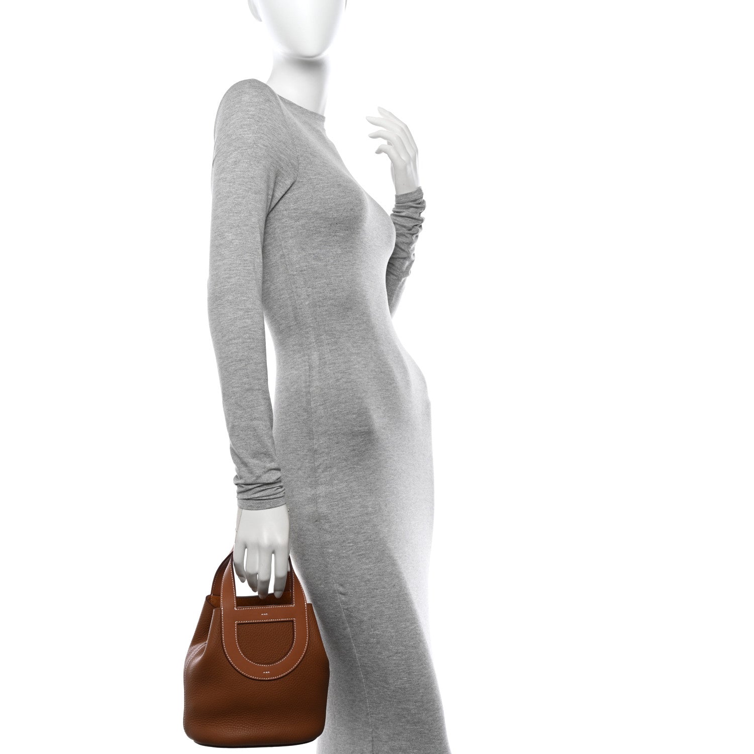 Hermes Taurillon Clemence Swift In-The-Loop 18 Bag Gold 2 of 10