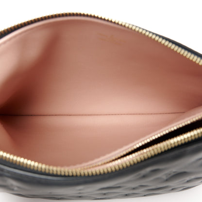 Louis Vuitton Lambskin Embossed Monogram Coussin PM Black 5 of 12