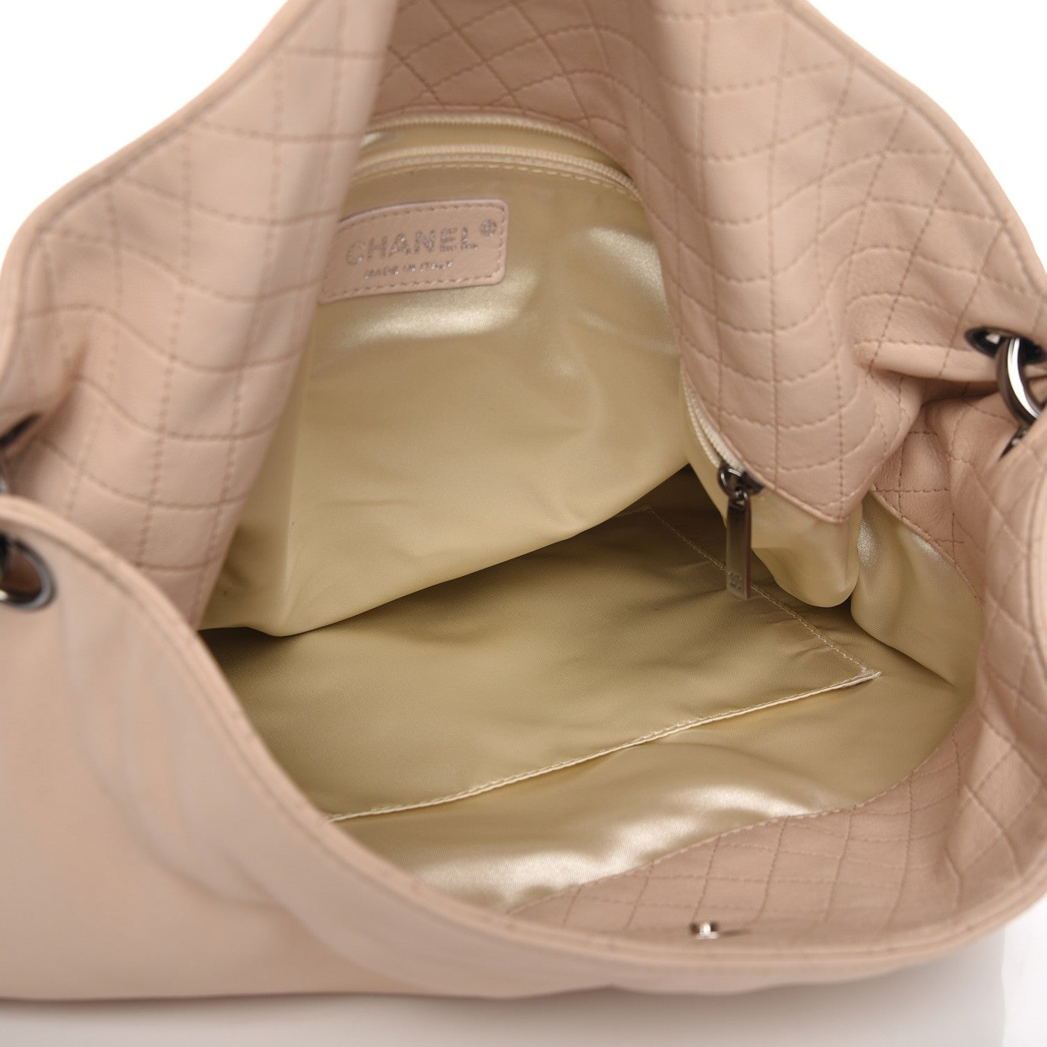 Chanel Lambskin Soft and Chain Large Hobo Beige 5 of 8