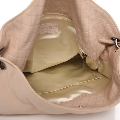 Chanel Lambskin Soft and Chain Large Hobo Beige 5 of 8