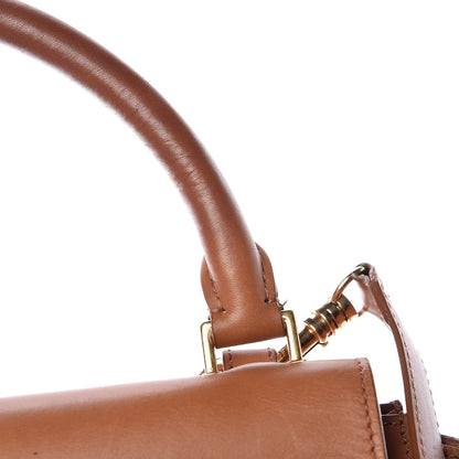 Celine Natural Calfskin Suede Medium Trapeze Tan 17 of 22