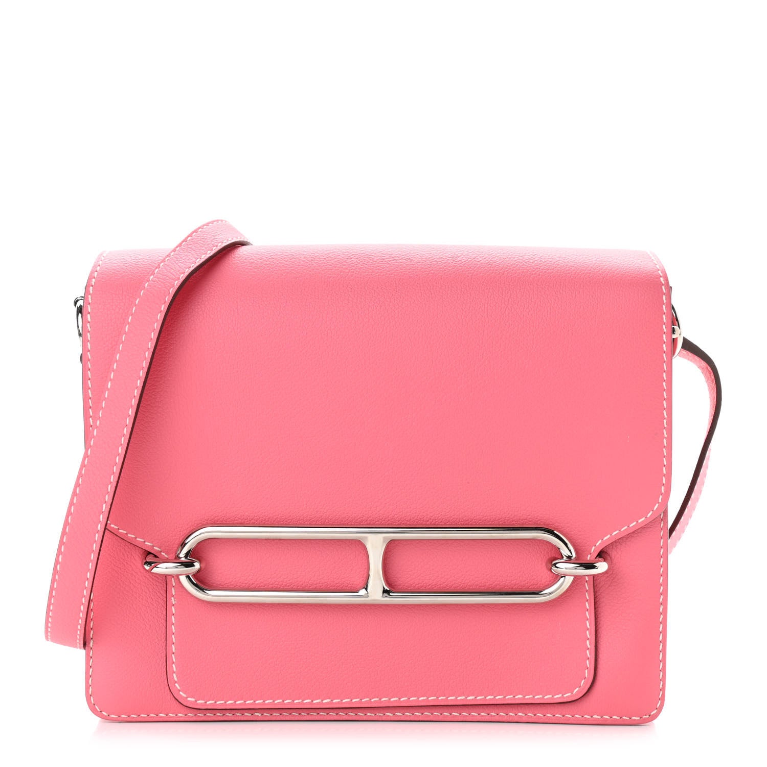 Hermes Evercolor Sac Roulis Rose Azalee 1 of 11