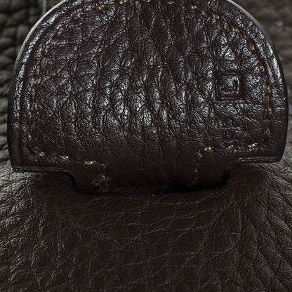 Hermes Taurillon Clemence Evelyne GM Chocolate 12 of 15