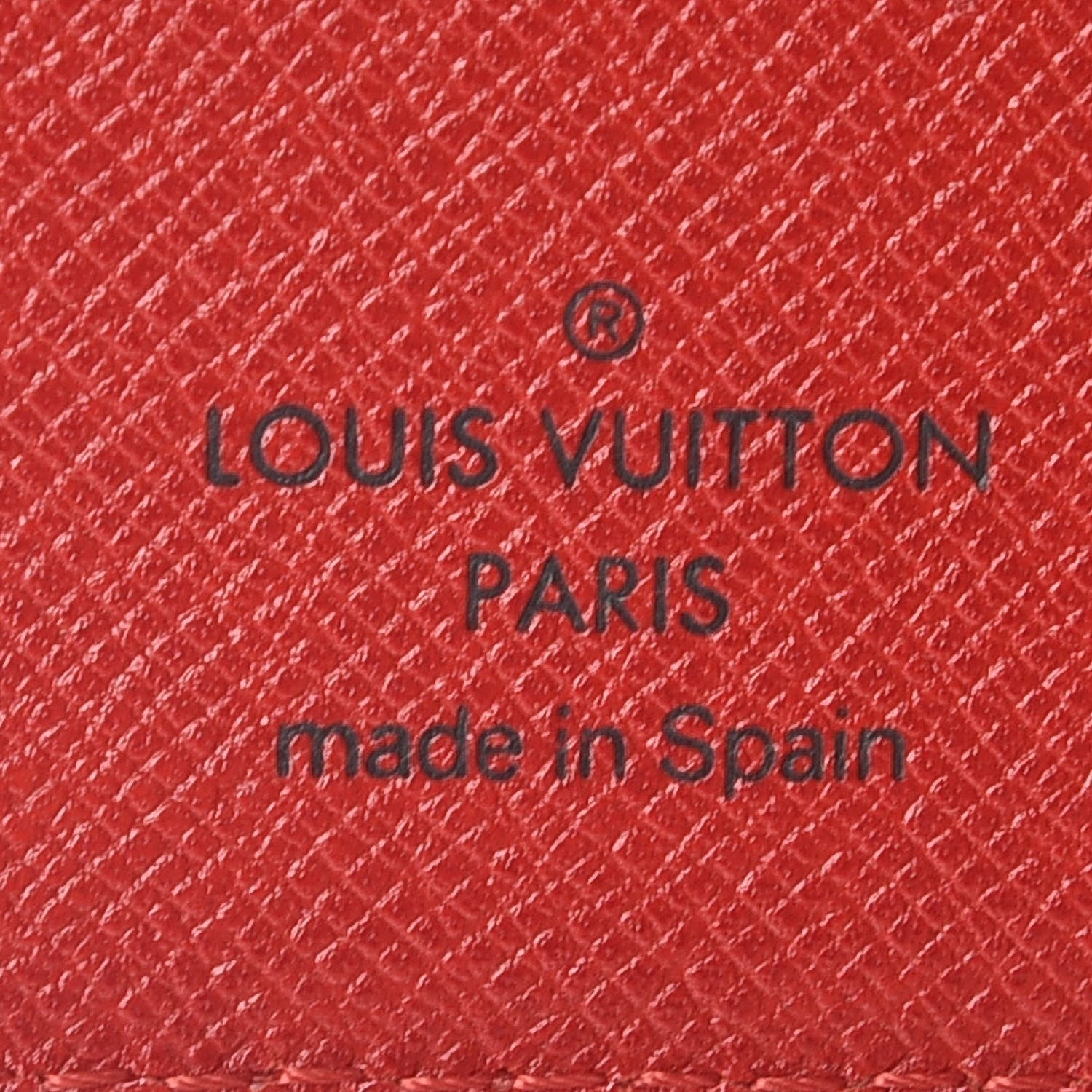 Louis Vuitton Epi Small Ring Agenda Cover Castillan Red 6 of 10