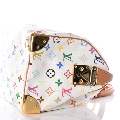 Louis Vuitton Monogram Multicolor Speedy 30 White 7 of 14