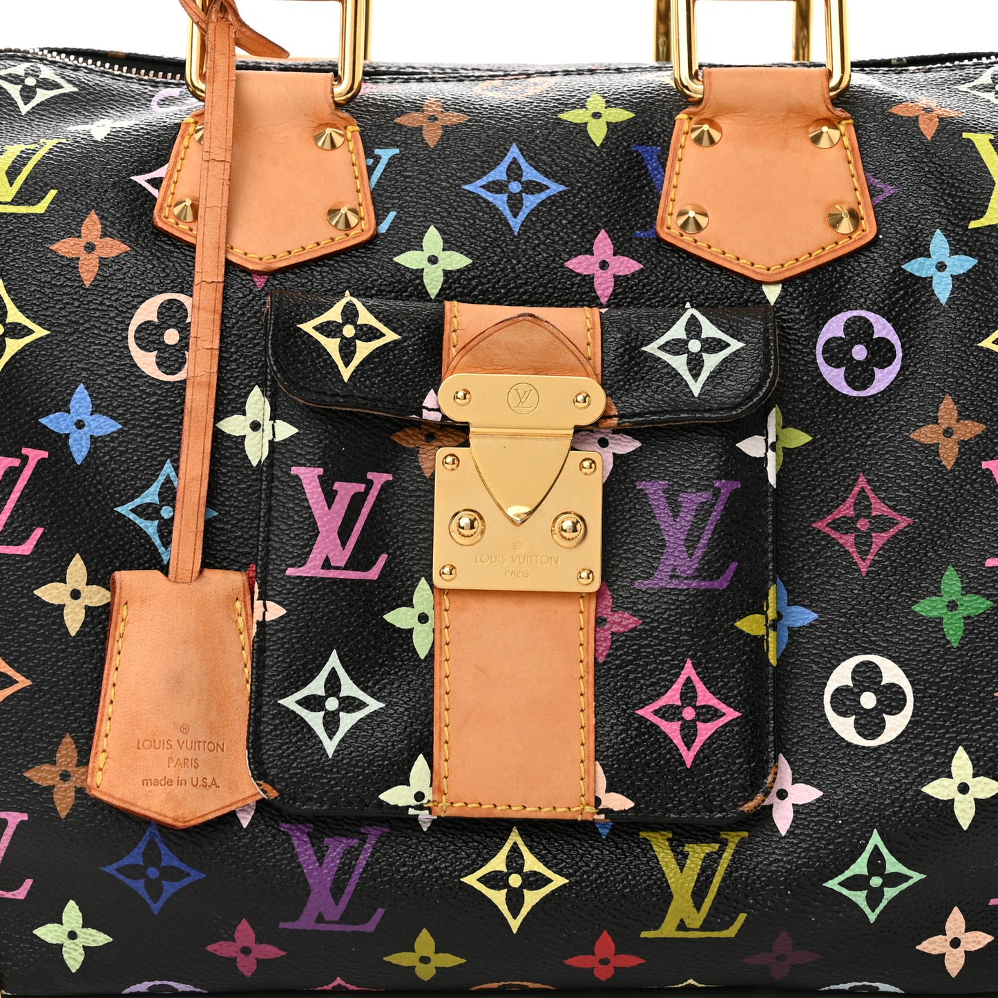 Monogram Multicolor Speedy 30 Black
