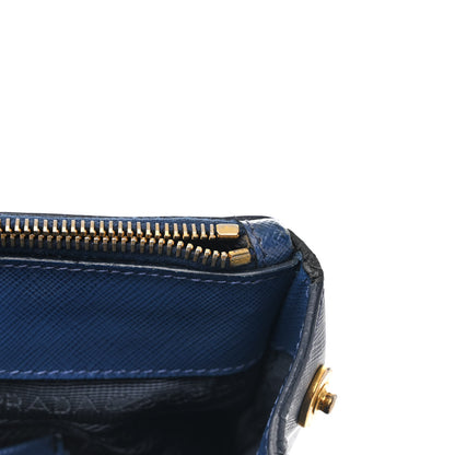 Prada Saffiano Lux Large Galleria Double Zip Tote Bluette 18 of 28