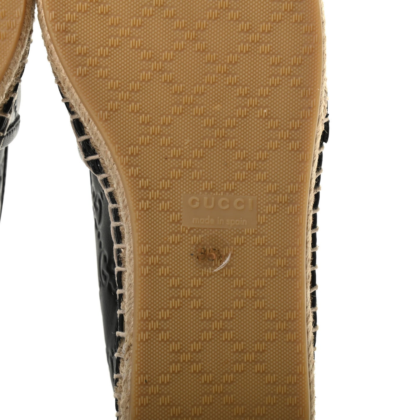 Guccissima Signature Espadrilles 35.5 Black