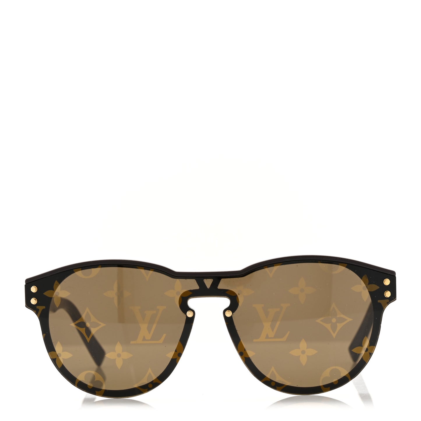 Acetate LV Waimea Round Sunglasses Z1487W Brown