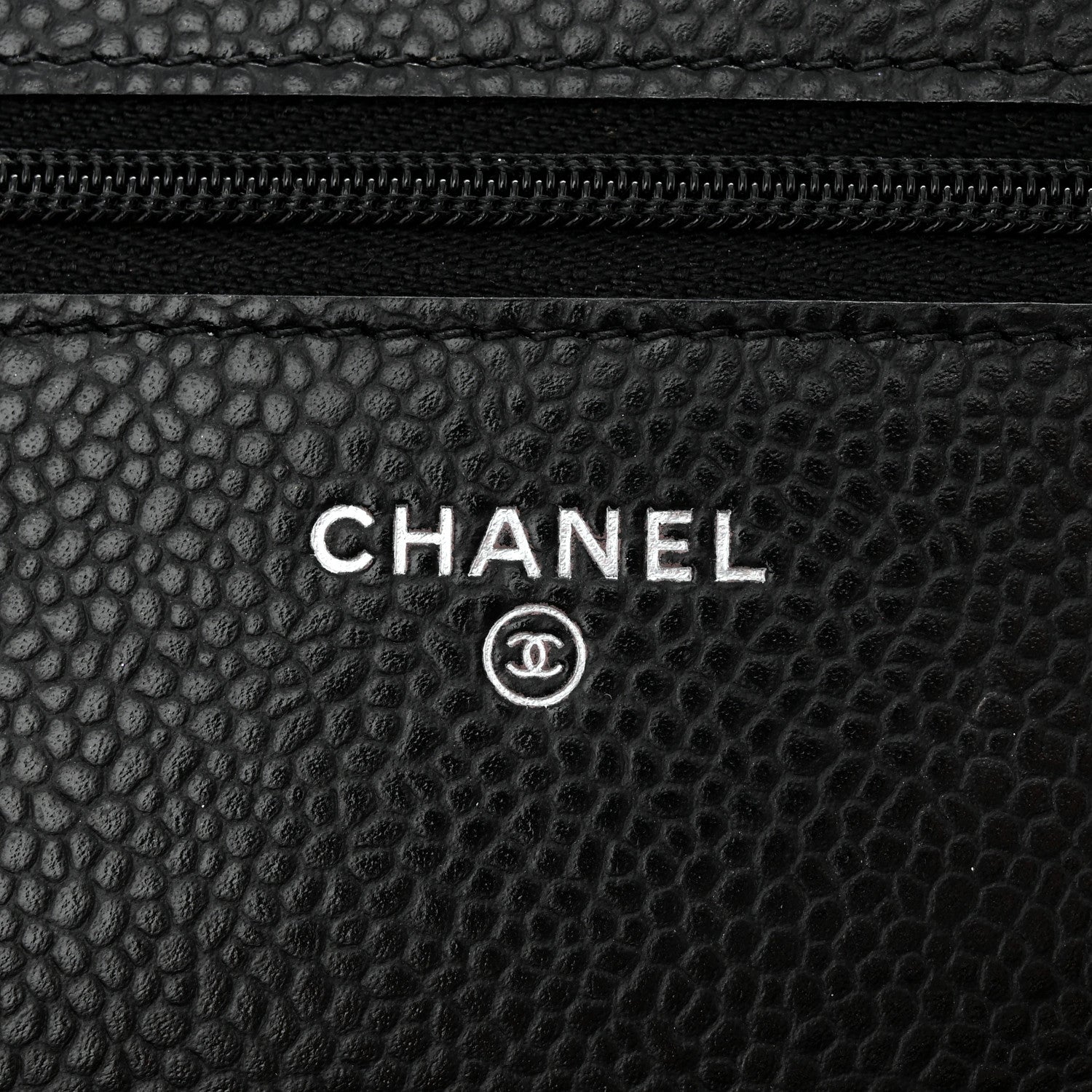 Chanel Caviar Quilted Wallet on Chain WOC Black 6 of 14