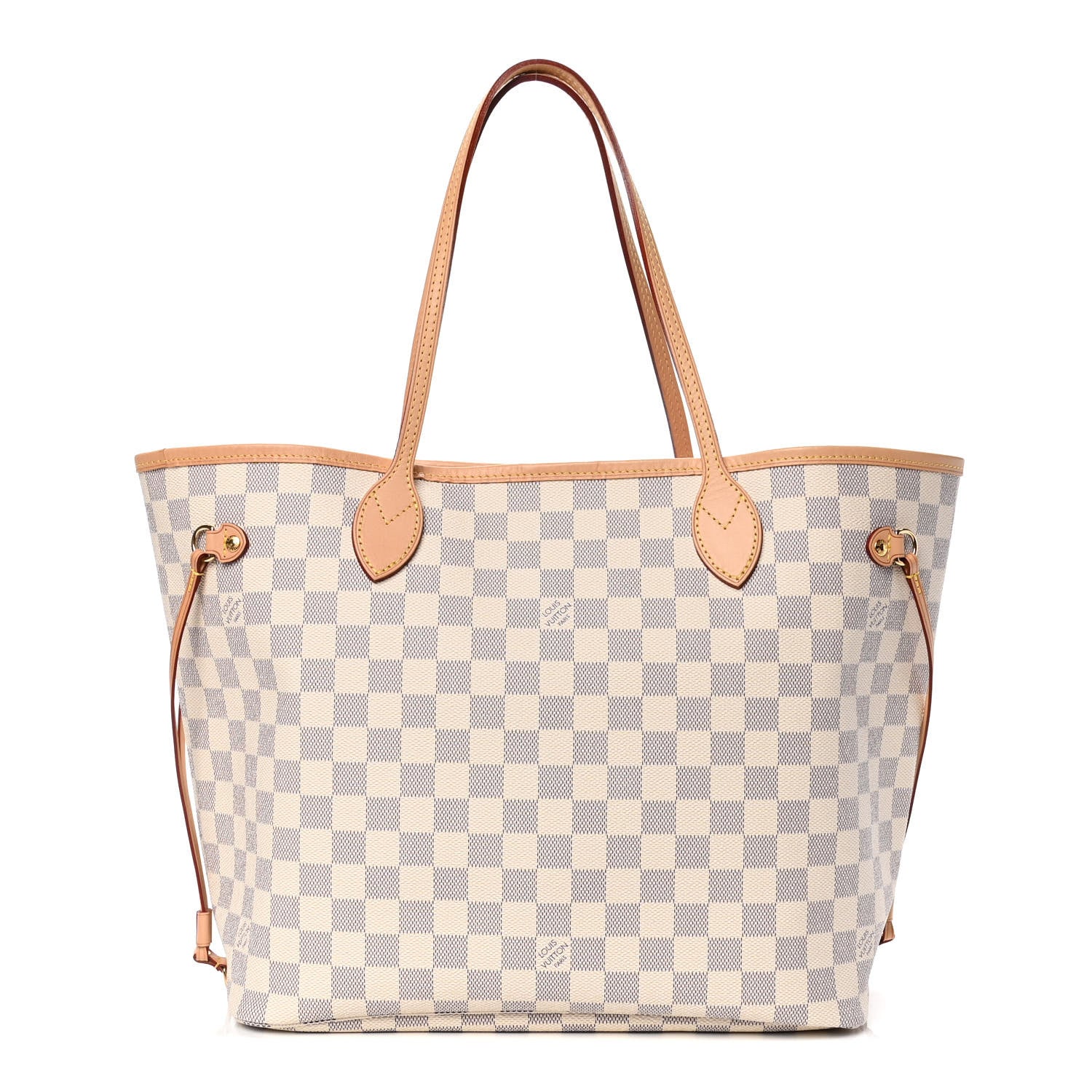 Louis Vuitton Damier Azur Neo Neverfull MM Rose Ballerine 2 of 6